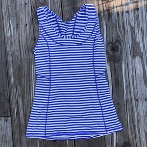 Lululemon striped luxtreme tank